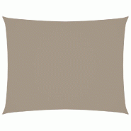 VidaXL Voile de parasol tissu oxford rectangulaire 3x4 m taupe Modèle Balcon Psi - marron 135430