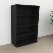 Étagère avec 3 tablettes - Mobel Linea - Noir_0