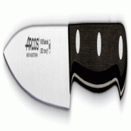 Arcos Série Universal - Couteau de chef - Lame en acier inoxydable Nitrum 120 mm - Poignée en polyoxyméthylène (POM) couleur noire - noir inox 280304