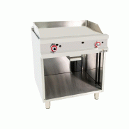 Arilex Table de cuisson à gaz en acier rectifié 800x700x900h mm 80FRYGR70 EASY 700 - 80FRYGR70