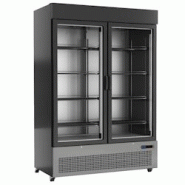 Armoire vitrine de congélation grande capacité, avec 2 portes - 1375x725x2025 mm - 400 W 230/1V - 14AER137 Eurast - noir multi-matériau 14AER137 Armoire vitrine de congélation grande capacité, avec 2 portes - 1375x725x2025 mm - 400 W 230/1V - 14AER137 Eurast - noir multi-matériau 14AER137