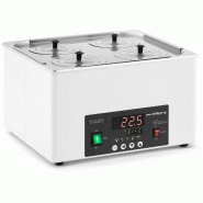 Helloshop26 - Bain marie thermostaté numérique de laboratoire chauffage doublure en acier inoxydable 14,6 l 5 100 °c 325 x 300 x 150 14_0008288 - i