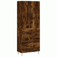 Helloshop26 - Buffet bahut commode armoire meuble de rangement organisateur cuisine salle de séjour salon haut 69,5 x 34 x 180 cm 02_0033544 - 300021