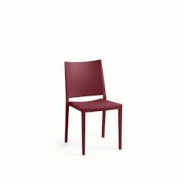 METRO PROFESSIONAL Chaise Kiava, empilable, en polypropylène, bordeaux - rouge plastique 4337182242987 METRO PROFESSIONAL Chaise Kiava, empilable, en polypropylène, bordeaux - rouge plastique 4337182242987
