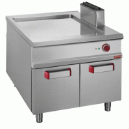 Plaque de cuisson lisse gaz - armoire GN2/1 - Diamond - 0615402622370