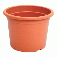 Prosperplast - Pot en plastique 3,5 L - 23x23x17,4 cm, coloris Terre cuite - orange plastique polypropylène ZA3625