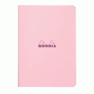RHODIA Lot de 10 Carnet rose A5, 96p./48 feuilles 80 g/m² piquées, ligné - 3037921188910
