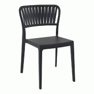 Stamp Reverdy Chaise PORTOFINO noir - noir 3661365005788