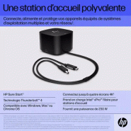 Station daccueil HP Thunderbolt 280 W G4 avec cble combo Station daccueil HP Thunderbolt 280 W G4 avec cble combo
