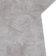 Vidaxl planches de plancher pvc non auto-adhésif 5,26m² 2mm gris terre 146605