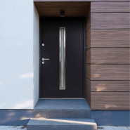 Vidaxl porte d'entrée anthracite 110x207,5 cm aluminium 3190528