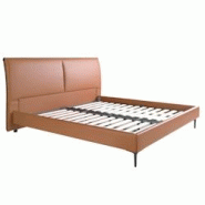 AC ANGEL CERDA Angel Cerdá Lit en similicuir marron 7158C 205 x 212 x 110 - marron Bois massif 8435631028840 AC ANGEL CERDA Angel Cerdá Lit en similicuir marron 7158C 205 x 212 x 110 - marron Bois massif 8435631028840