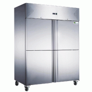 Armoire réfrigérée inox négative 4 demi portes gn 2/1 température -... - PAA14PNNM