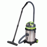 Aspirateur à sec avec filtre semi-automatique - poussières et solides - cuve en acier inoxydable 33 L - 1 moteur 1 kW 230 V Cleancraft DRYCAT 133 IRSC