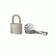 Cadenas à clé Cinox, inox, extérieur, anse inox, 30mm, 3 clés - THIRARD - gris 3150260870305 Cadenas à clé Cinox, inox, extérieur, anse inox, 30mm, 3 clés - THIRARD - gris 3150260870305