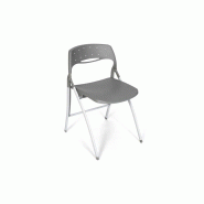 Chaise salle de réunion perforée - blanc-p01_0