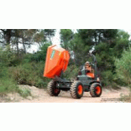 Dumper - D1001APG - AUSA avec benne rotative 180°, 10 tonnes de capacité de charge