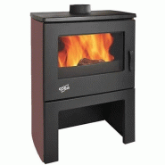 GODIN Poêle à bois panoramique 362113CARMIN - 362113CARMIN_0