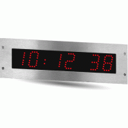 Horloge led style ii 5s hopital avec pupitre, 230v, impulsion, led rouge - bodet