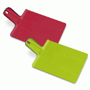 Lioninox Plaque à découper en polyéthylène rouge pliante 380x210x15 mm - rouge 3701637613515