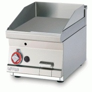 Redcook Fry Top à gaz lisse de comptoir. Plaque 39,5x45 cm. Dimensions 40x60 h28 cm. Modèle FTLT-64G - 2316