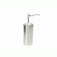 Schneider - Distributeur doseur à bouton-poussoir, acier inoxydable, Ø 120 mm x 380 mm - 2,2 L - blanc multi-matériau 152543 Schneider - Distributeur doseur à bouton-poussoir, acier inoxydable, Ø 120 mm x 380 mm - 2,2 L - blanc multi-matériau 152543