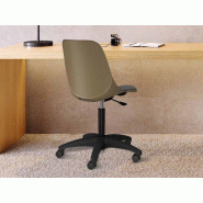 Siège de bureau Bakea - mécanisme giratoire - réglage en hauteur - 3 coloris - fabrication française Siège de bureau Bakea - mécanisme giratoire - réglage en hauteur - 3 coloris - fabrication française