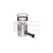 02136958 piston + segments majorés 0.010-0.25mm - référence : pt-32-134a