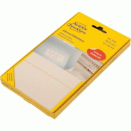 Avery Zweckform Étiquettes adresses, 95 x 48 mm, pli en zigzag - blanc 3345