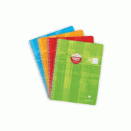Clairefontaine Lot de 10 Cahier Metric 24x32, 100p./50 feuilles 90 g/m² reliure intégrale, Séyès 2,5mm agrandi 10/10 (cahier pour déficients visu