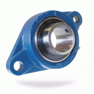 CMW - UCFL211 - Paliers auto-aligneurs ovales - Applique 2 trous - Vis pointeau - Bague courte - Diamètre intérieur : 55 mm_0