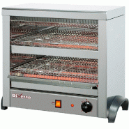 Diamond - Toaster 6 pinces au quartz - réf. WR-M6TS-P6 - gris inox AKS-WR-M6TS-P6