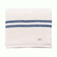 El Ganso - Plaid Tricoté 140x190cm 340GR - Fil Teint couleur Écru - multicolore GAN015