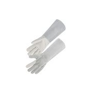 Gant paume fleur bovin. Dos croûte. Manchette croûte 20 cm Gant paume fleur bovin. Dos croûte. Manchette croûte 20 cm