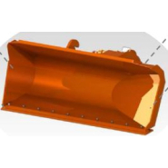 Godet de déversement latéral conçu pour les opérations de chargement et de manutention