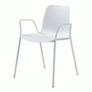 Helloshop26 - Chaise de salle à manger 80 x 58 x 52 cm blanc 03_0009204 - 3000224561872