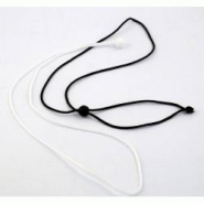 Icollier textile avec boule - Référence : ids18boule - Lot de 100 - 76cm