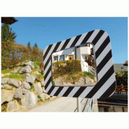 Miroir routier en acier inoxydable - WP Signalisation - Vision à 180 degrés - Différentes formes et dimensions Miroir routier en acier inoxydable - WP Signalisation - Vision à 180 degrés - Différentes formes et dimensions