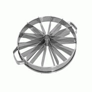 Schneider Diviseur de gâteau 12/14 parts, acier inoxydable, Ø 330 mm x 55 mm - inox 120194