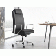 Fauteuil de direction en cuir grand gabarit confort ergonomique Fauteuil de direction en cuir grand gabarit confort ergonomique