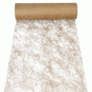 Starpak Chemin de table "Sizoflor" 25 m x 30 cm or (8 unités) PAPSTAR - doré polyester 37063