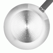 Vogue Aluminium Antiadhésif Téflon Platinum Plus Sauteuse 24cm - 5050984770463