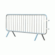 Barrière de foule de sécurité 2,50 m, 18 barreaux / par LOT