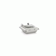 Chafing Dish Carré avec Couvercle en Verre - Pujadas - 8421661464208 Chafing Dish Carré avec Couvercle en Verre - Pujadas - 8421661464208