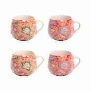 Coffret de 4 mugs Zphyr 45 cl - Multicolore Rond Grès Table Passion 14x10.5 cm - multicolore Grès 3106232387258 Coffret de 4 mugs Zphyr 45 cl - Multicolore Rond Grès Table Passion 14x10.5 cm - multicolore Grès 3106232387258