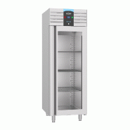 Congélateur professionnel en inox pro line 1 porte en verre mono bl... - P7489.5030