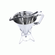Distributeur de pâte en acier inoxydable Deluxe - 1,6 L - avec trépied | Maxima - 09374161