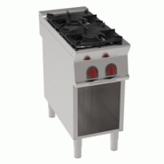 EURAST - Fourneau à gaz 2 brûleurs sur support ouvert - 400x900x900 mm - 14,5 Kw - 34410313 - inox 34410313 EURAST - Fourneau à gaz 2 brûleurs sur support ouvert - 400x900x900 mm - 14,5 Kw - 34410313 - inox 34410313