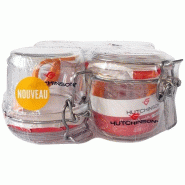 HUTCHINSON Lot 4 terrines 200 g / Diam 70 - 035-1192053