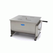 Mélangeur à viande manuel  ECO 60 L - 55 kg -  cuve fixe - axe double